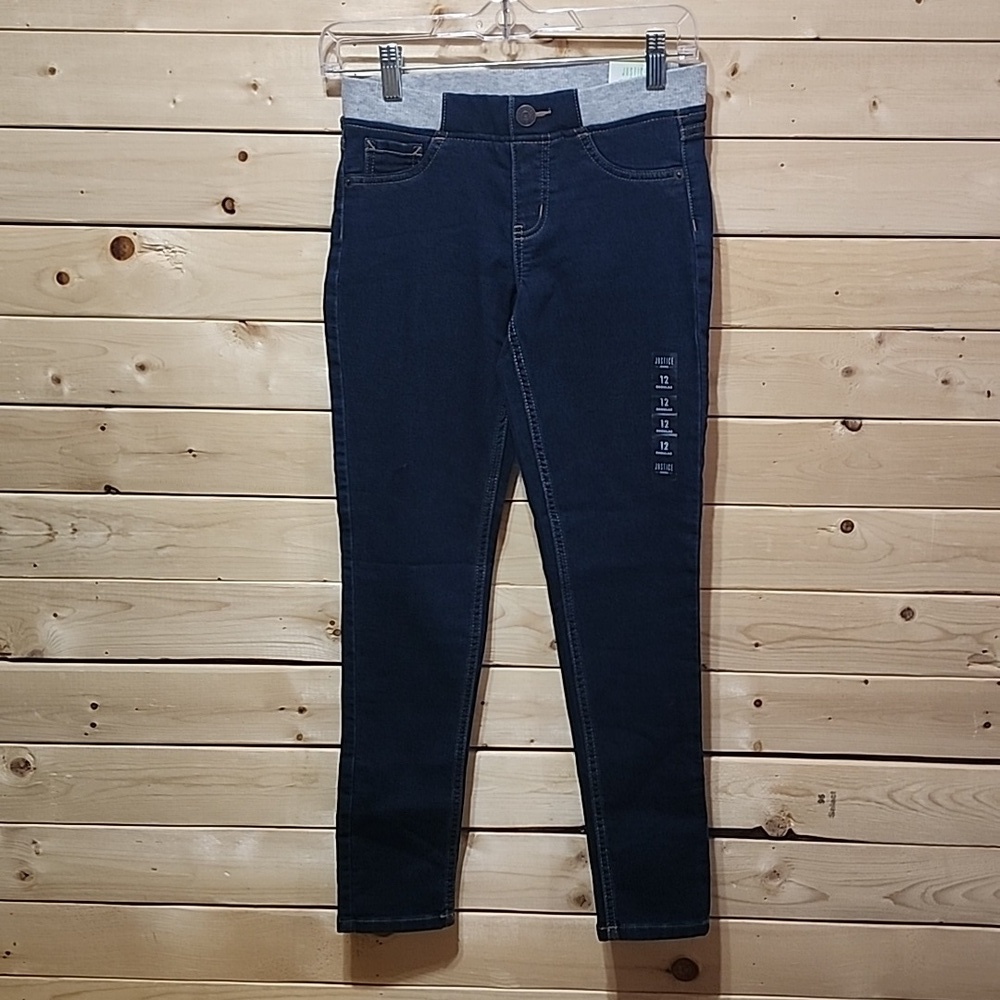 Justice Jeans Jeggings Girls Size 12 NWT Mid Rise soft stretchy